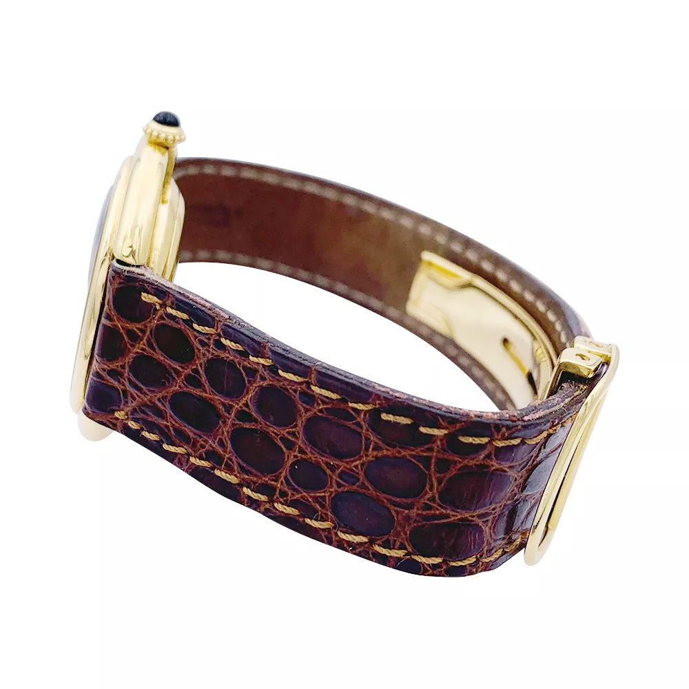 Cartier watch, "Vendôme", yellow gold.