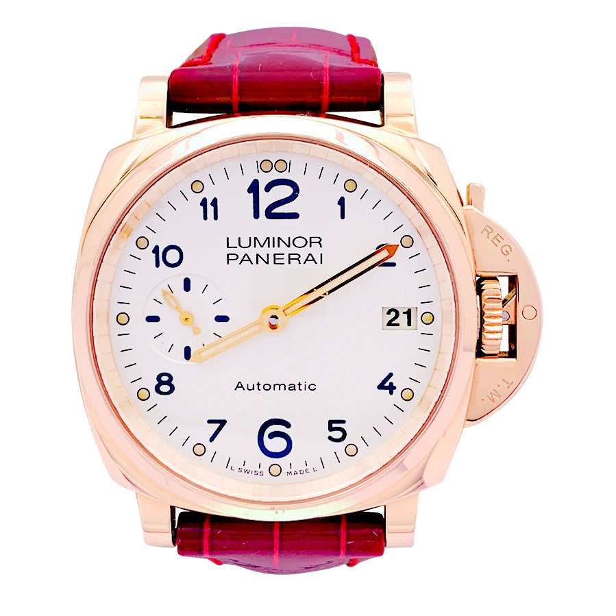 Montre Panerai "Luminor Due" or rose.