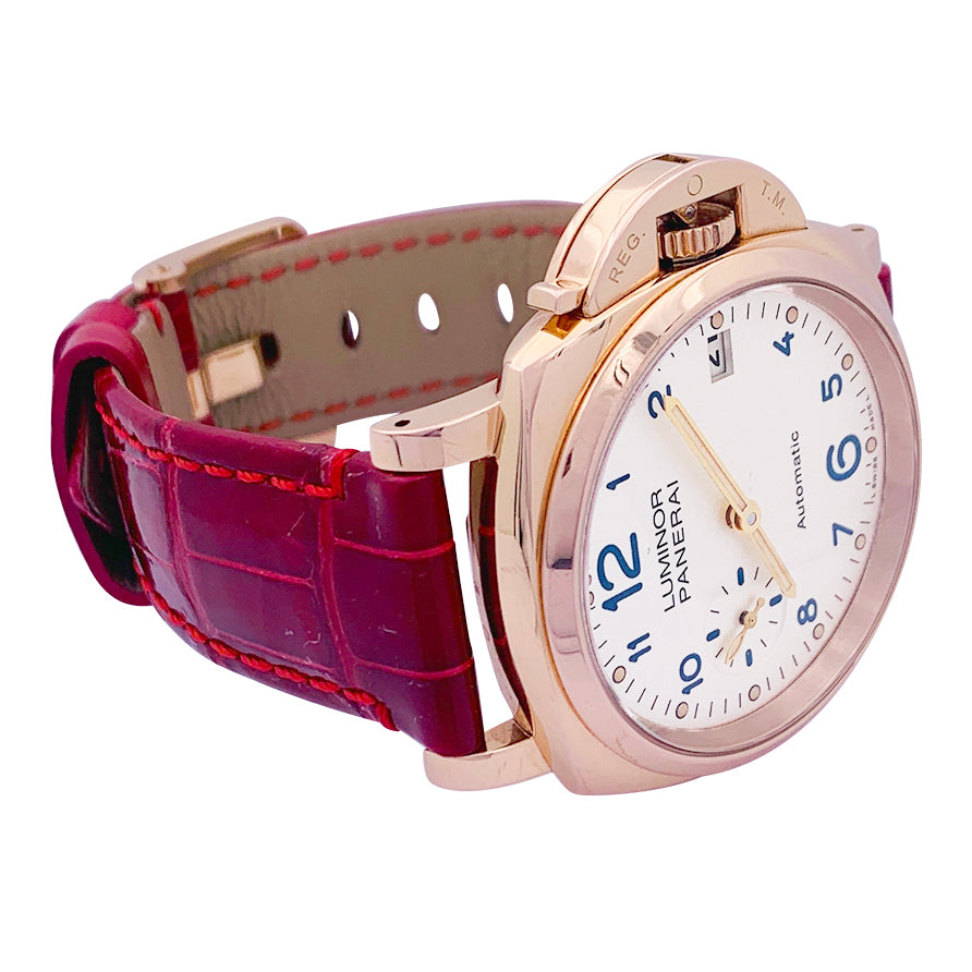 Montre Panerai "Luminor Due" or rose.