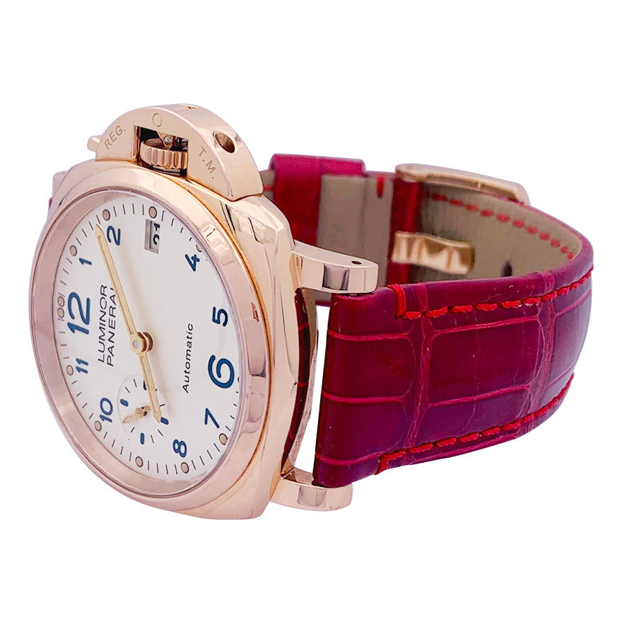 Montre Panerai "Luminor Due" or rose.