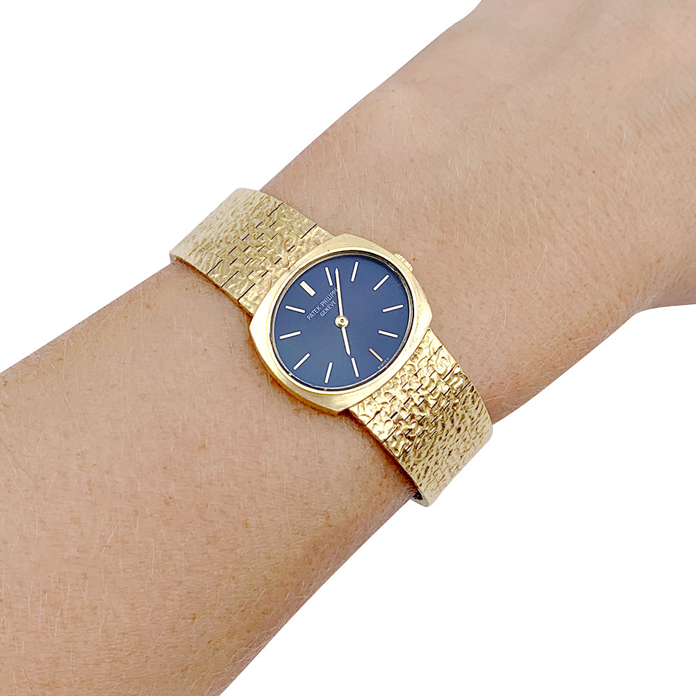 Montre Patek Philippe, "Ellipse", or jaune.
