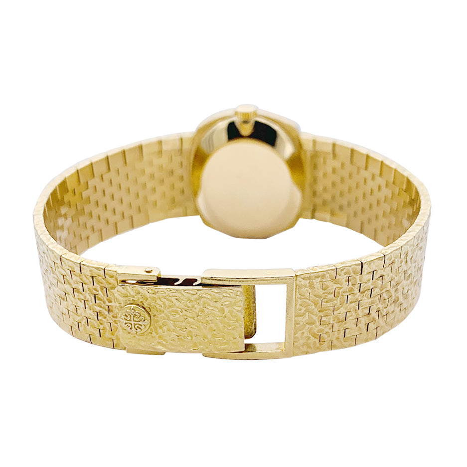 Montre Patek Philippe, "Ellipse", or jaune.