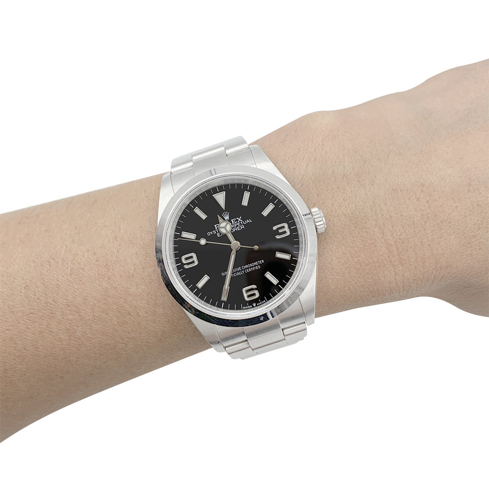 Rolex watch, "Oyster Perpetual Explorer", steel.