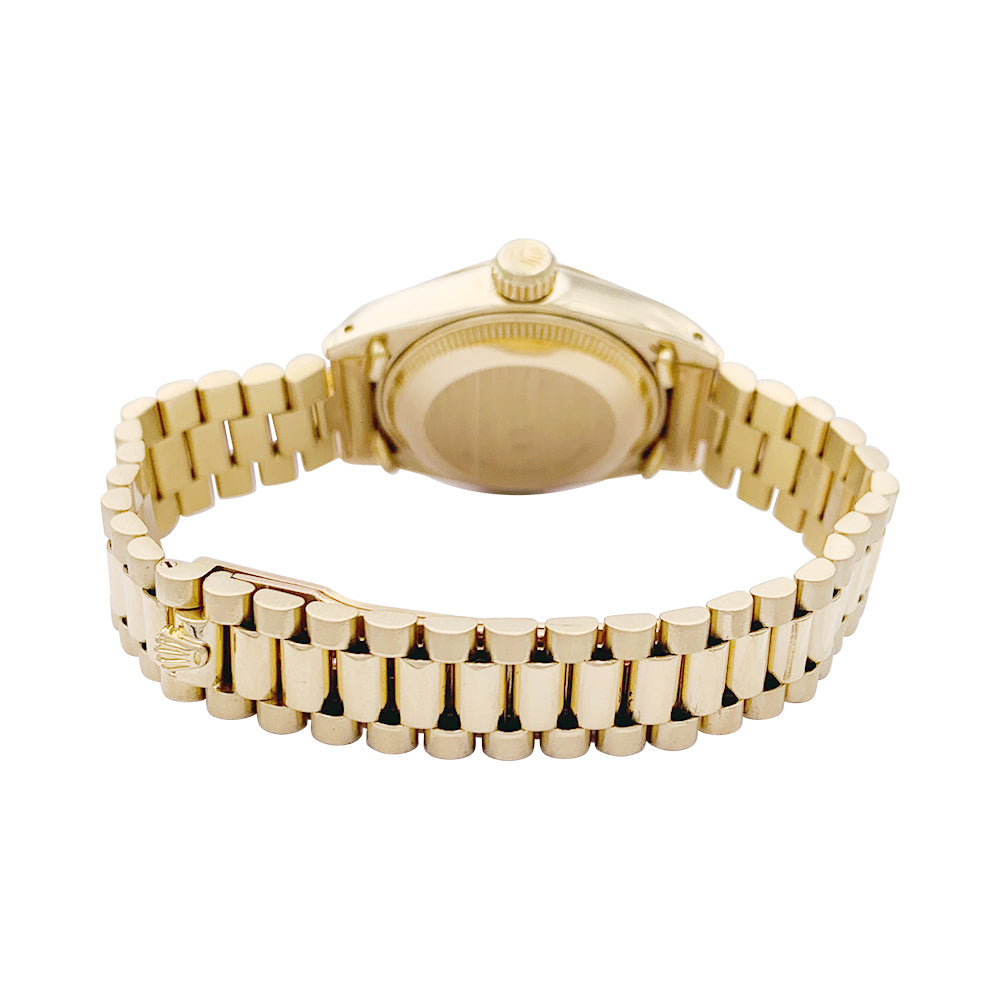 Montre Rolex, "Oyster Perpetual Datejust", or jaune.
