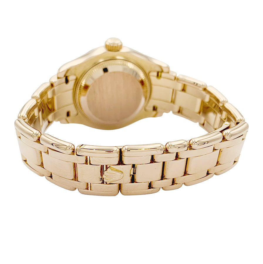 Rolex watch, "Pearl Master", pink gold, mother-of-pearl and diamonds.
