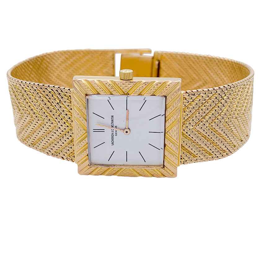 Montre vintage Vacheron Constantin, or jaune.