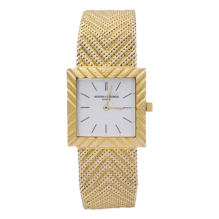 Montre vintage Vacheron Constantin, or jaune.