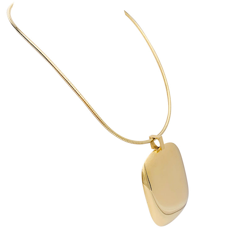 Important Dinh Van yellow gold pendant.
