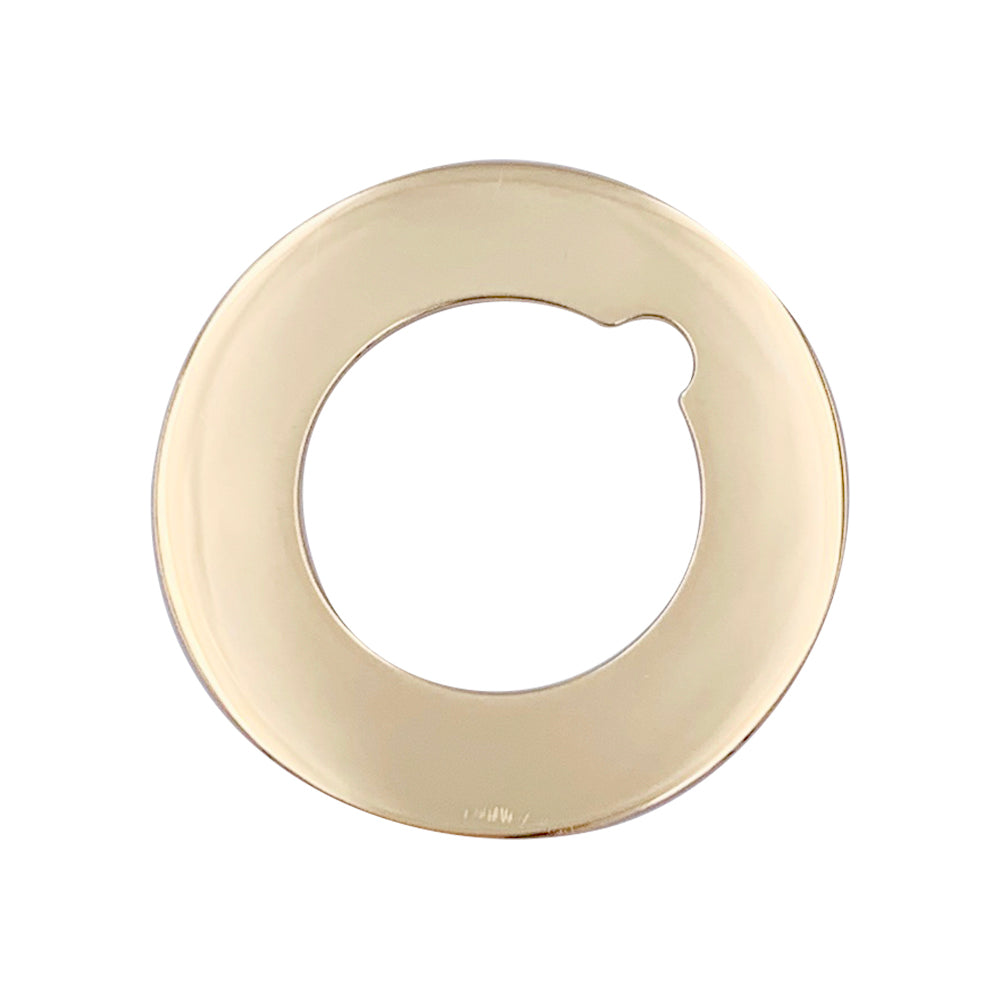 Dinh Van pendant, "Target", yellow gold.