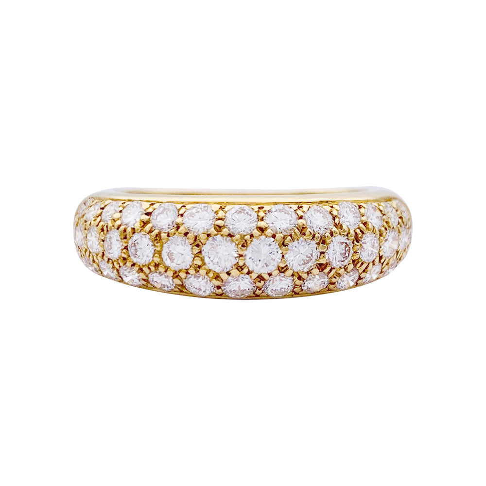 Bague Cartier, "Mimi", or jaune, diamants.