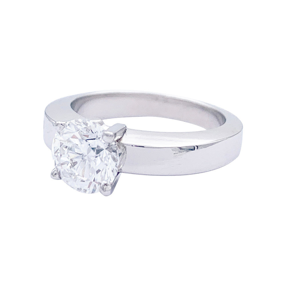 Cartier Solitaire Ring, "Declaration", 1.72 carat diamond.