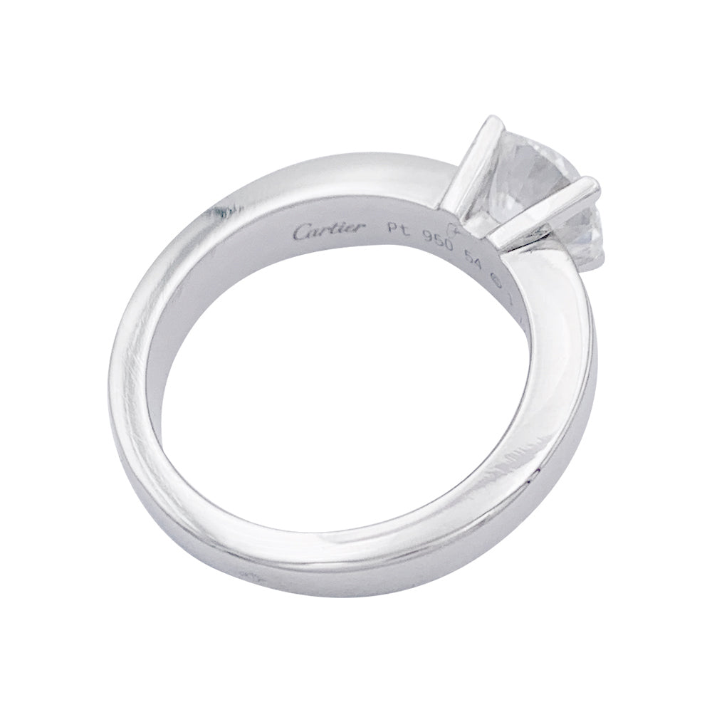 Cartier Solitaire Ring, "Declaration", 1.72 carat diamond.