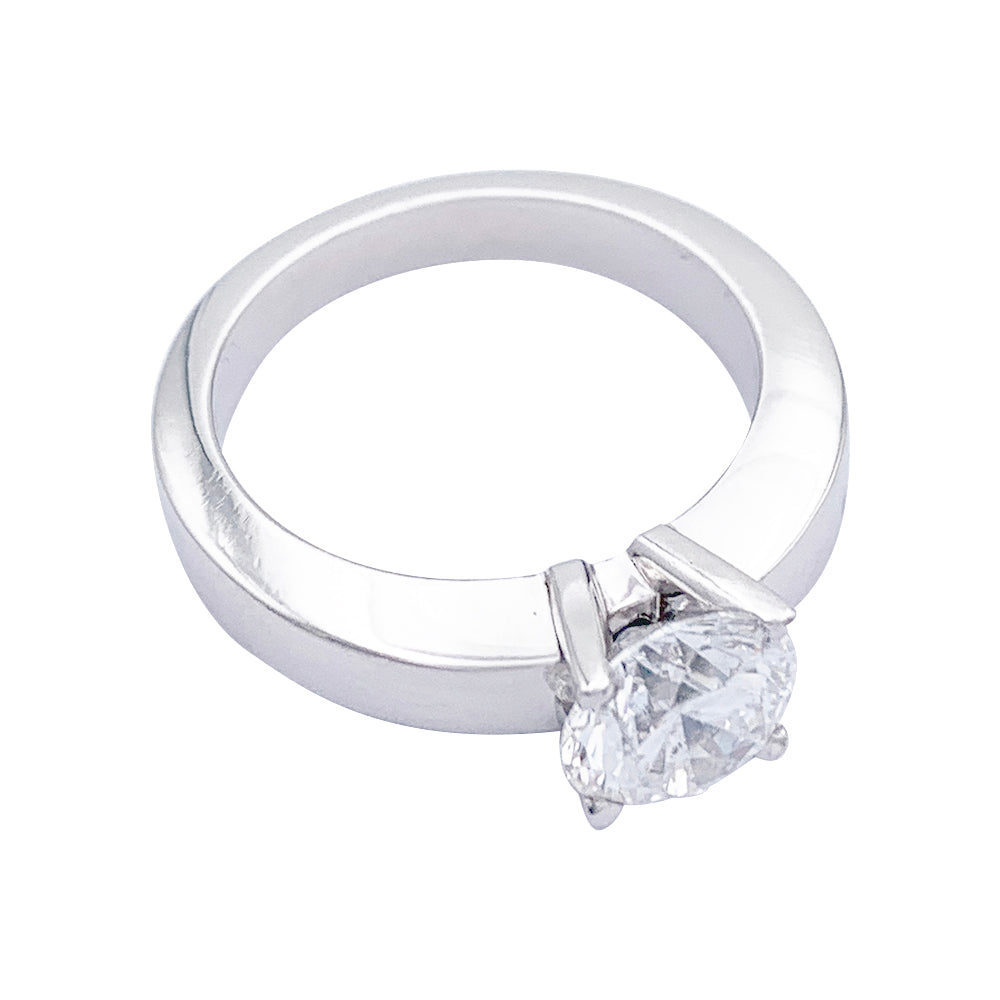Cartier Solitaire Ring, "Declaration", 1.72 carat diamond.