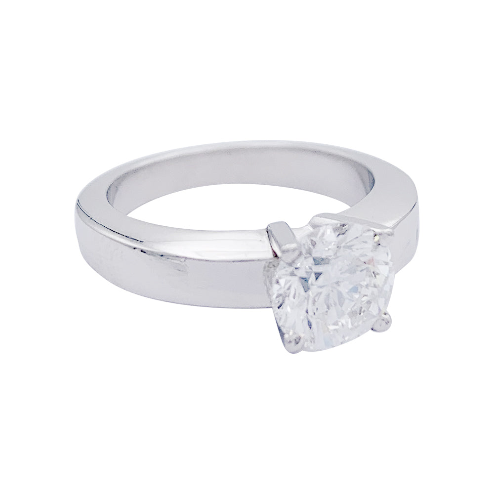 Cartier Solitaire Ring, "Declaration", 1.72 carat diamond.