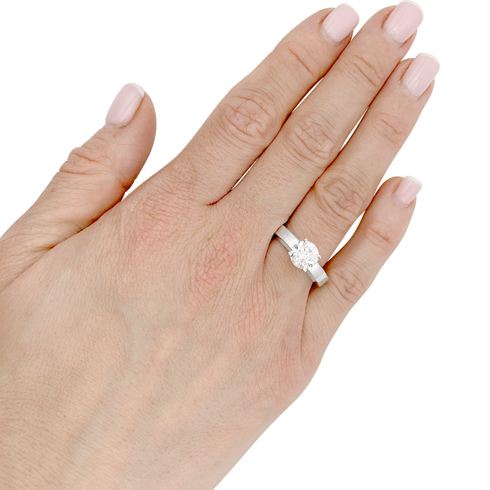 Cartier Solitaire Ring, "Declaration", 1.72 carat diamond.