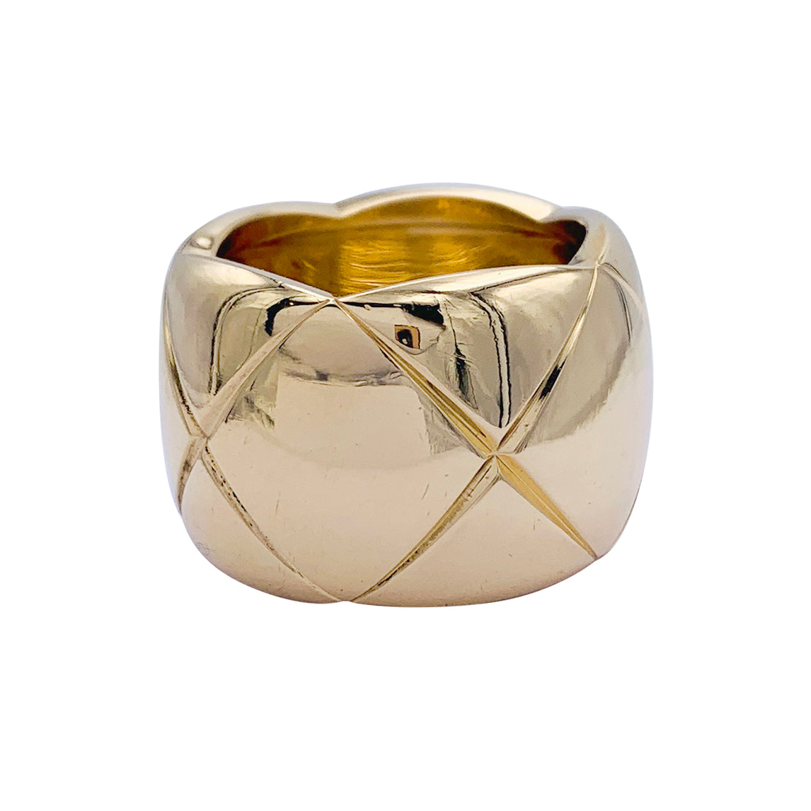 Bague Chanel," Coco Crush", or jaune.