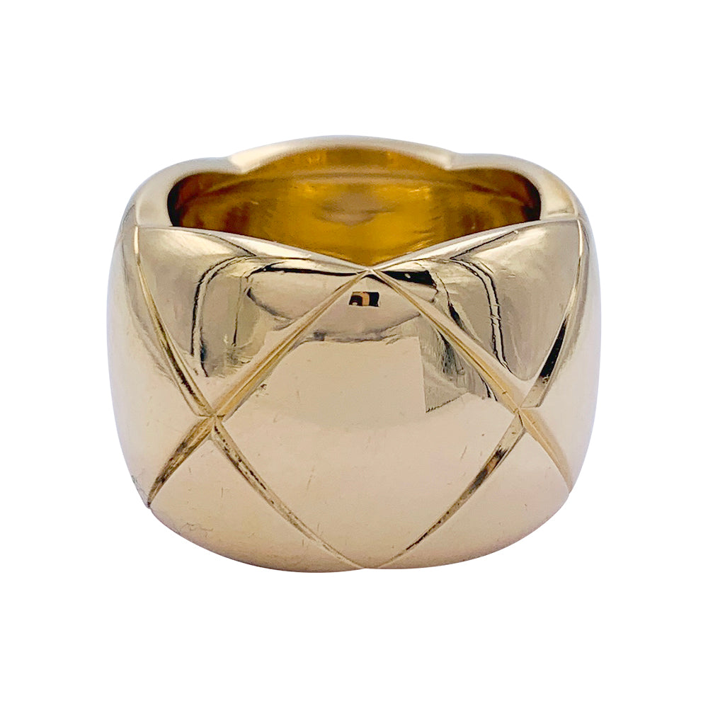 Chanel ring, "Coco Crush", yellow gold.