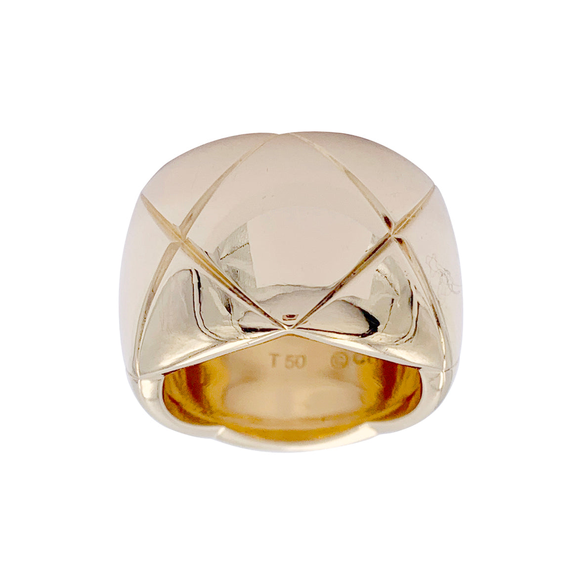 Chanel ring, "Coco Crush", yellow gold.
