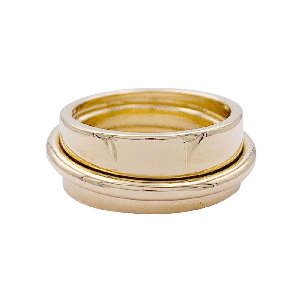 Bague Dinh Van, "Ariane", or jaune.
