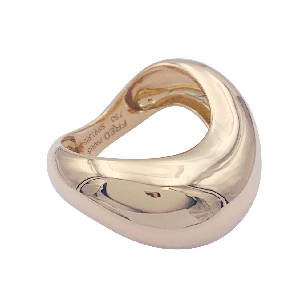 Fred ring, "Movementée", yellow gold.