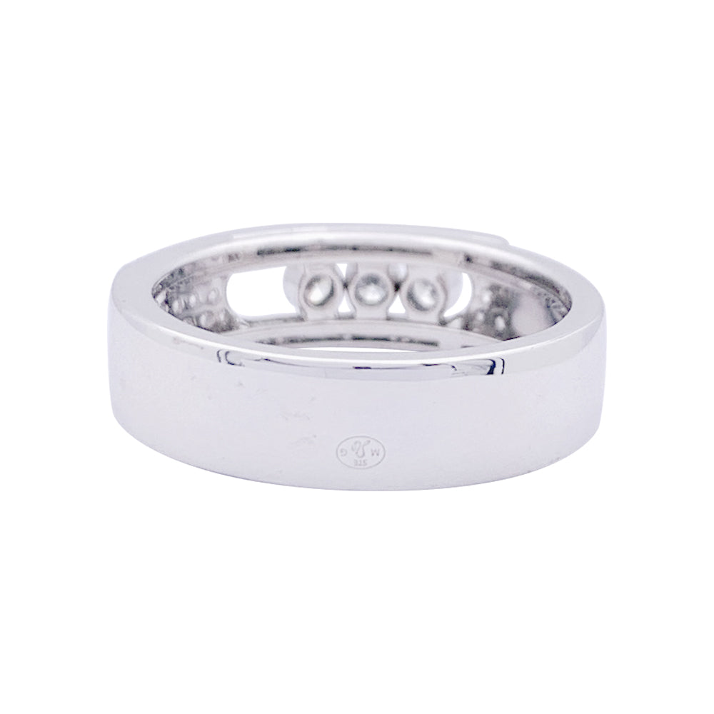 Bague Messika, "Move Noa Pavée", or blanc et diamants.