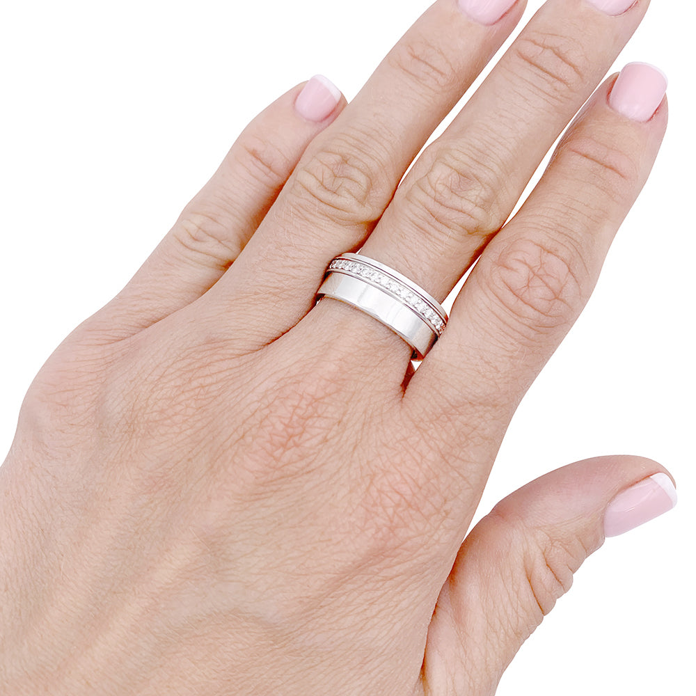 Piaget ring, "Possession", white gold, diamonds.