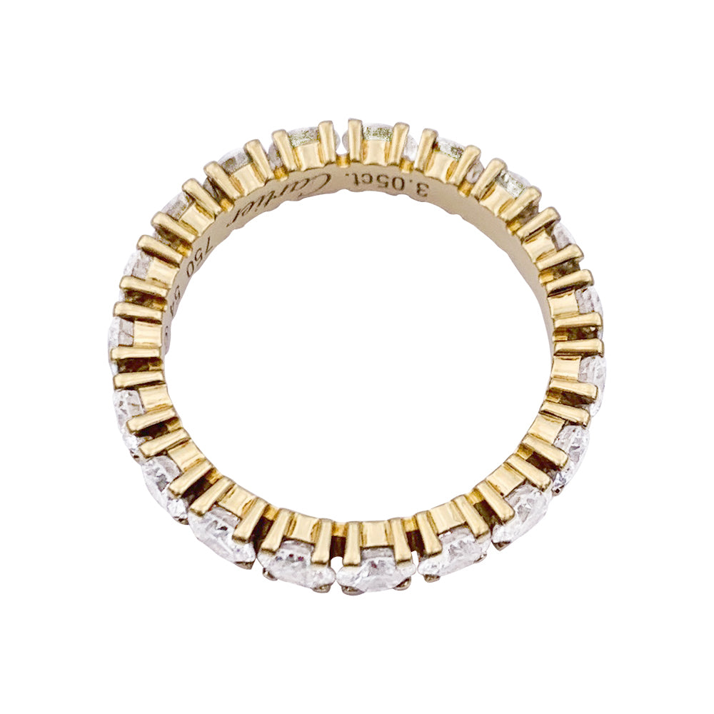 Cartier ring, "Destiny", diamonds, yellow gold