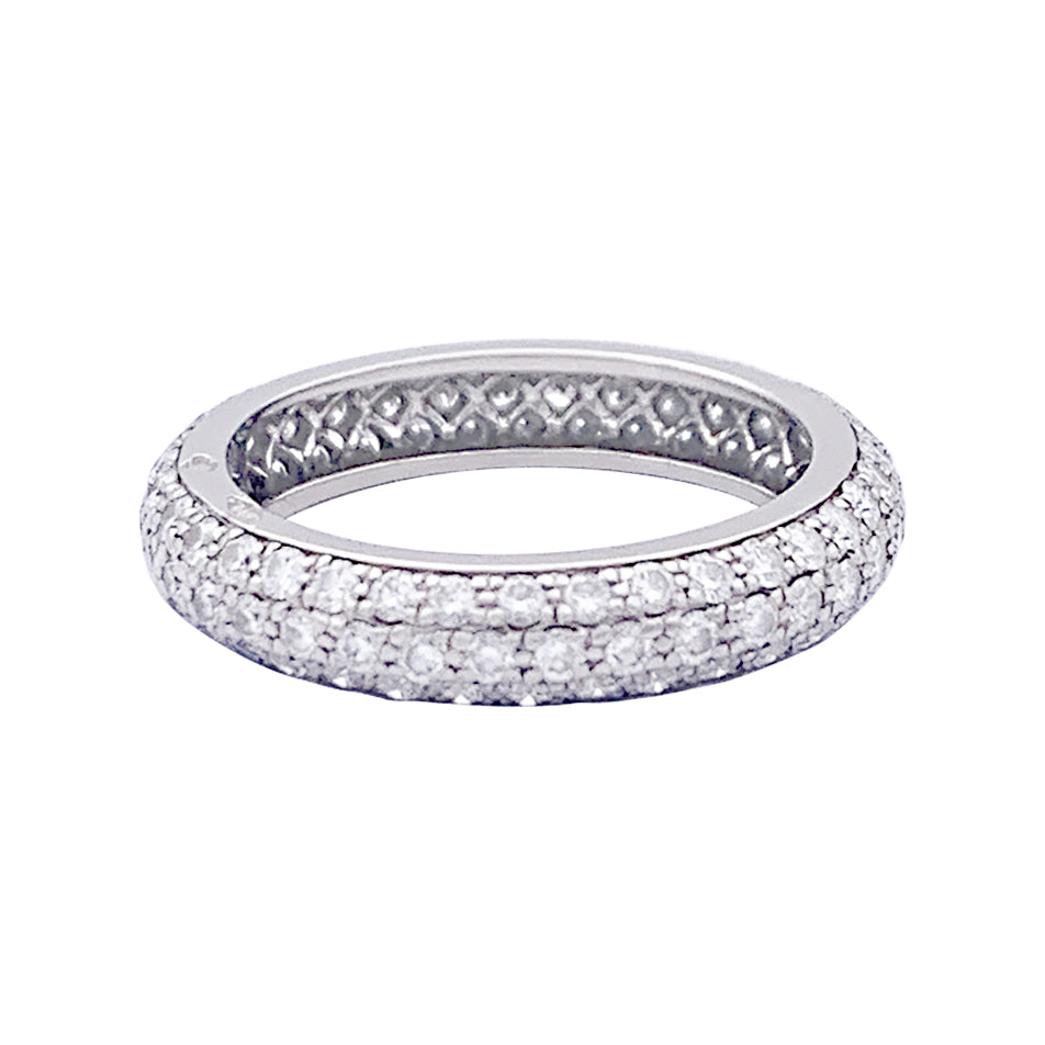 Alliance Cartier platine, diamants.