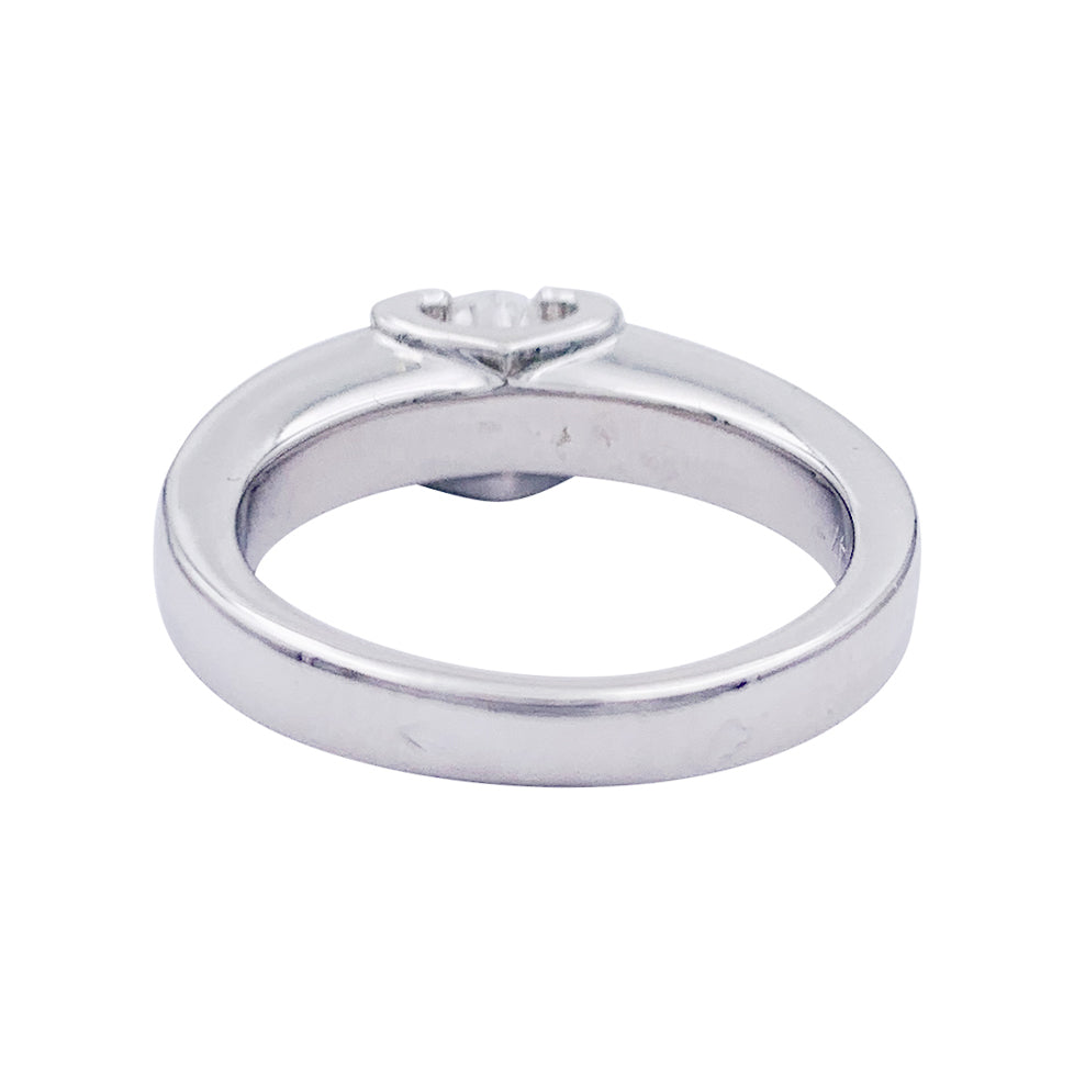 Cartier solitaire ring, "Louis Cartier", platinum, diamond.