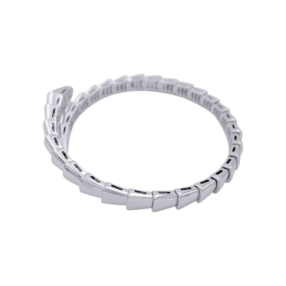 Bracelet Bulgari or blanc, "Serpenti Viper".