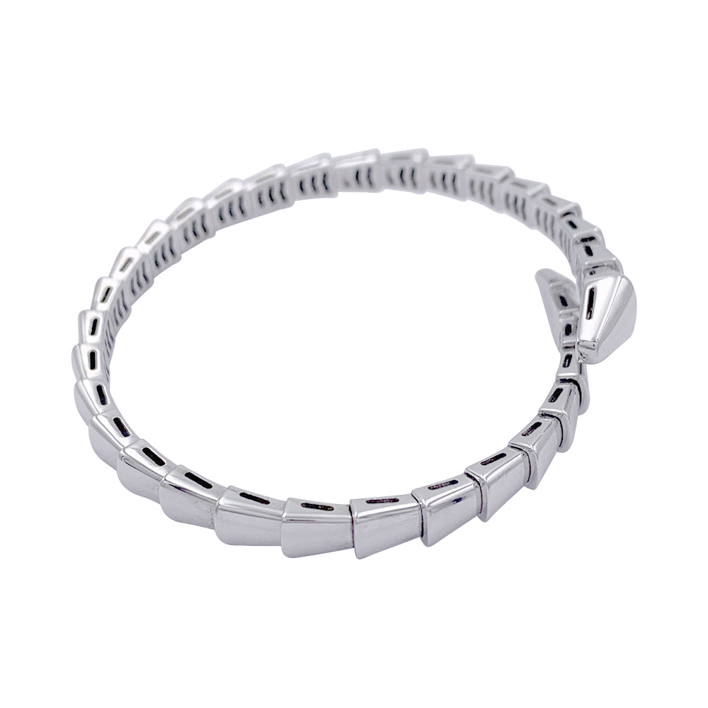 Bulgari white gold bracelet, “Serpenti Viper”.