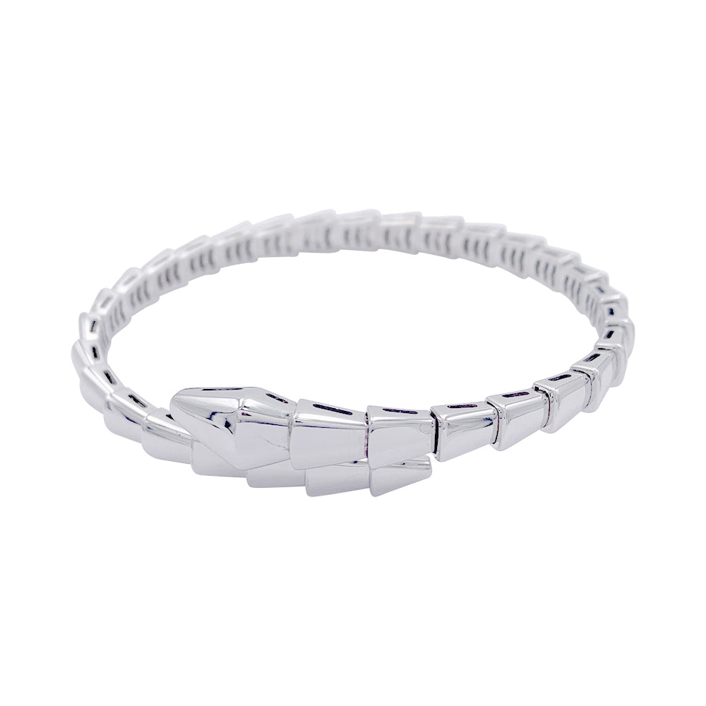 Bulgari white gold bracelet, “Serpenti Viper”.