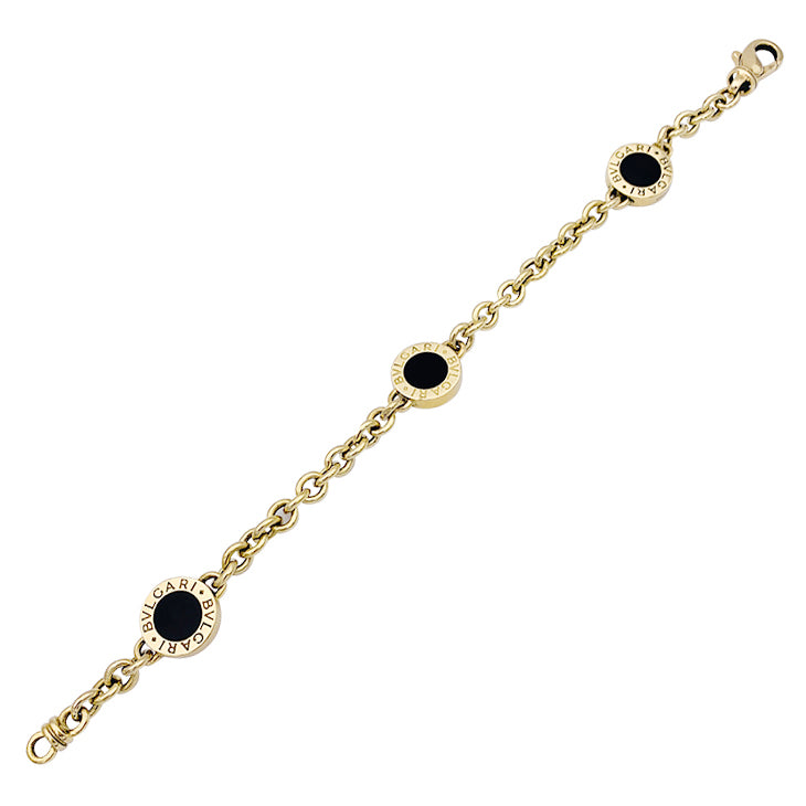 Bulgari bracelet, "Bulgari-Bulgari", yellow gold.