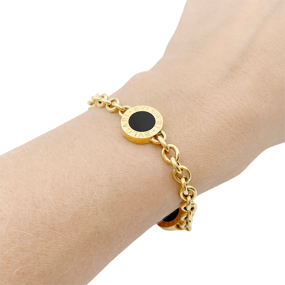 Bulgari bracelet, "Bulgari-Bulgari", yellow gold.