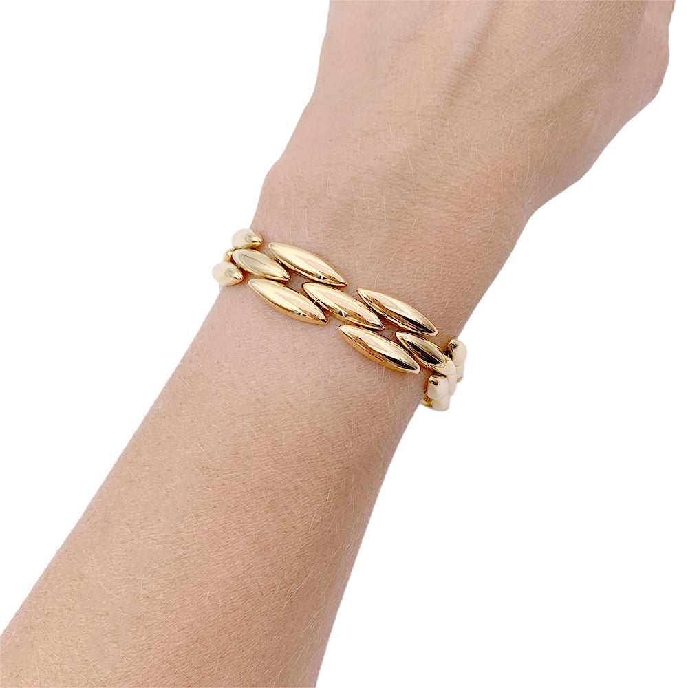 Cartier bracelet, "Gentiane", yellow gold.