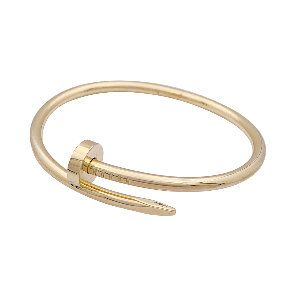 Cartier bracelet, "Just a nail", yellow gold.