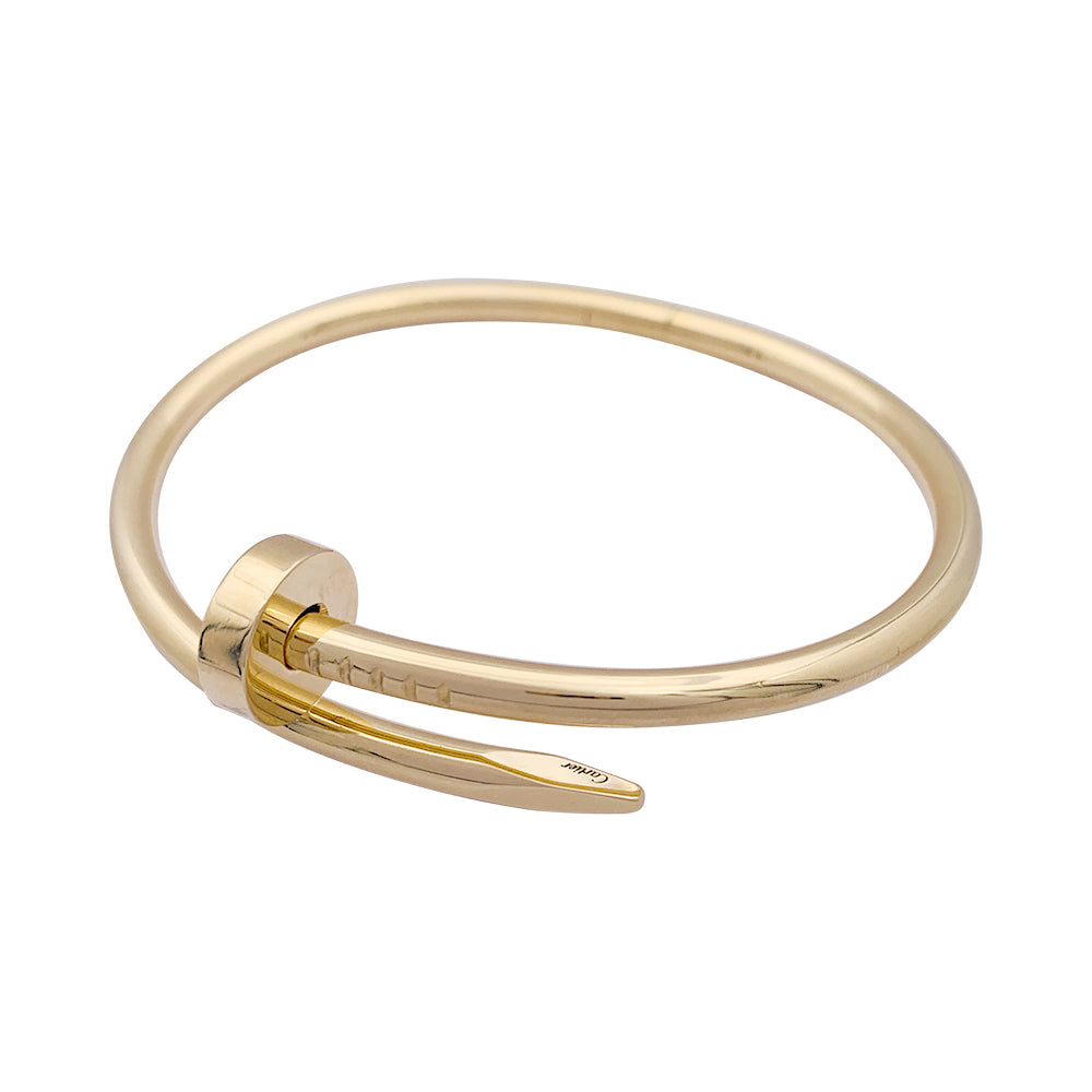 Cartier bracelet, "Just a nail", yellow gold.