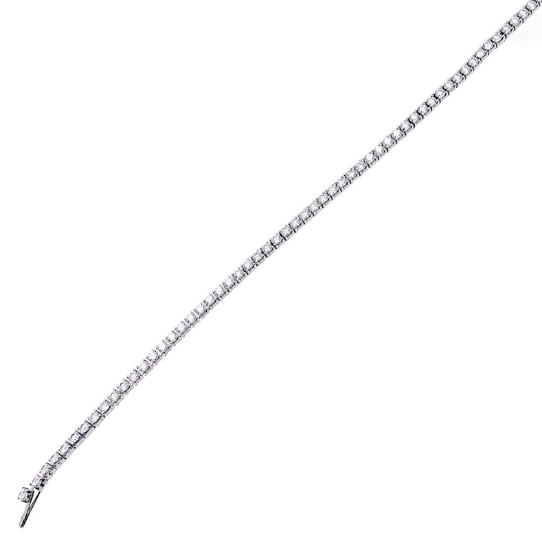 Cartier bracelet, "Essential Lines", white gold, diamonds.