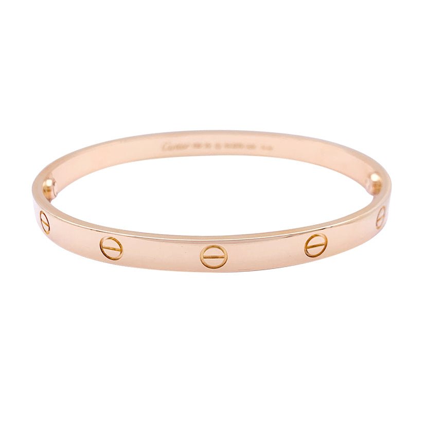 Bracelet Cartier, "Love", en or rose. - Maison Eloe