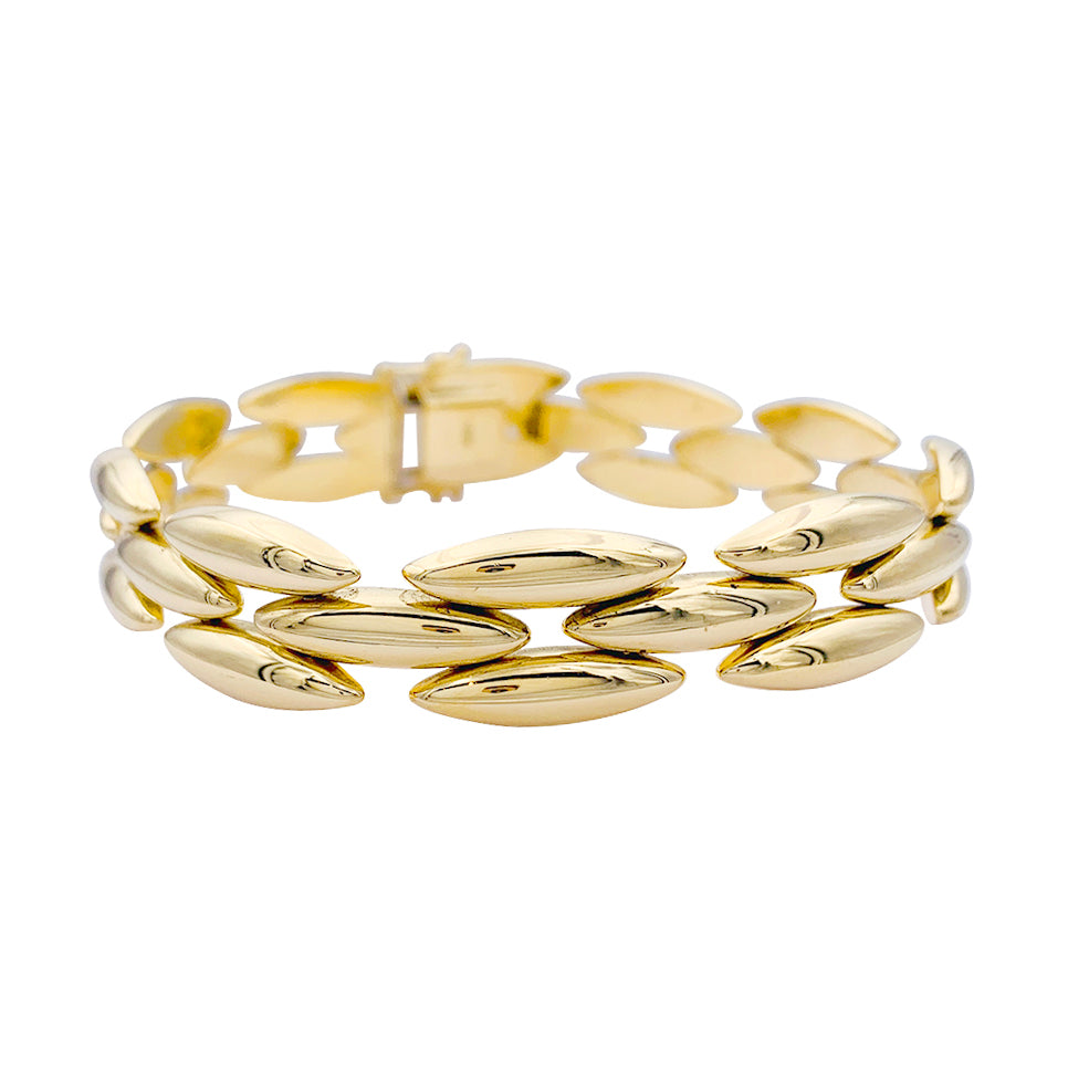 Bracelet Cartier, "Gentiane", or jaune.