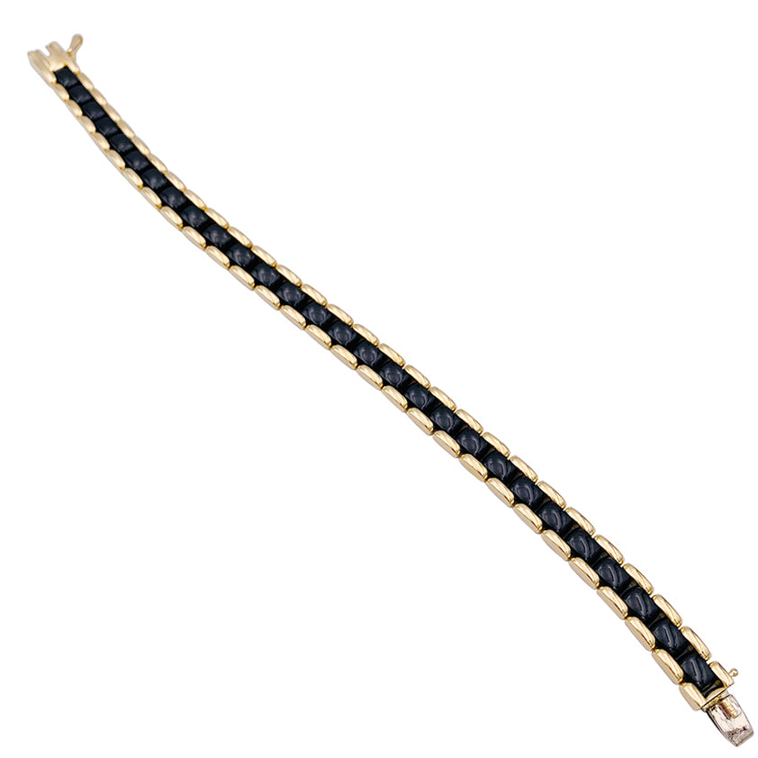 Chanel bracelet, "Ultra", yellow gold, ceramic.