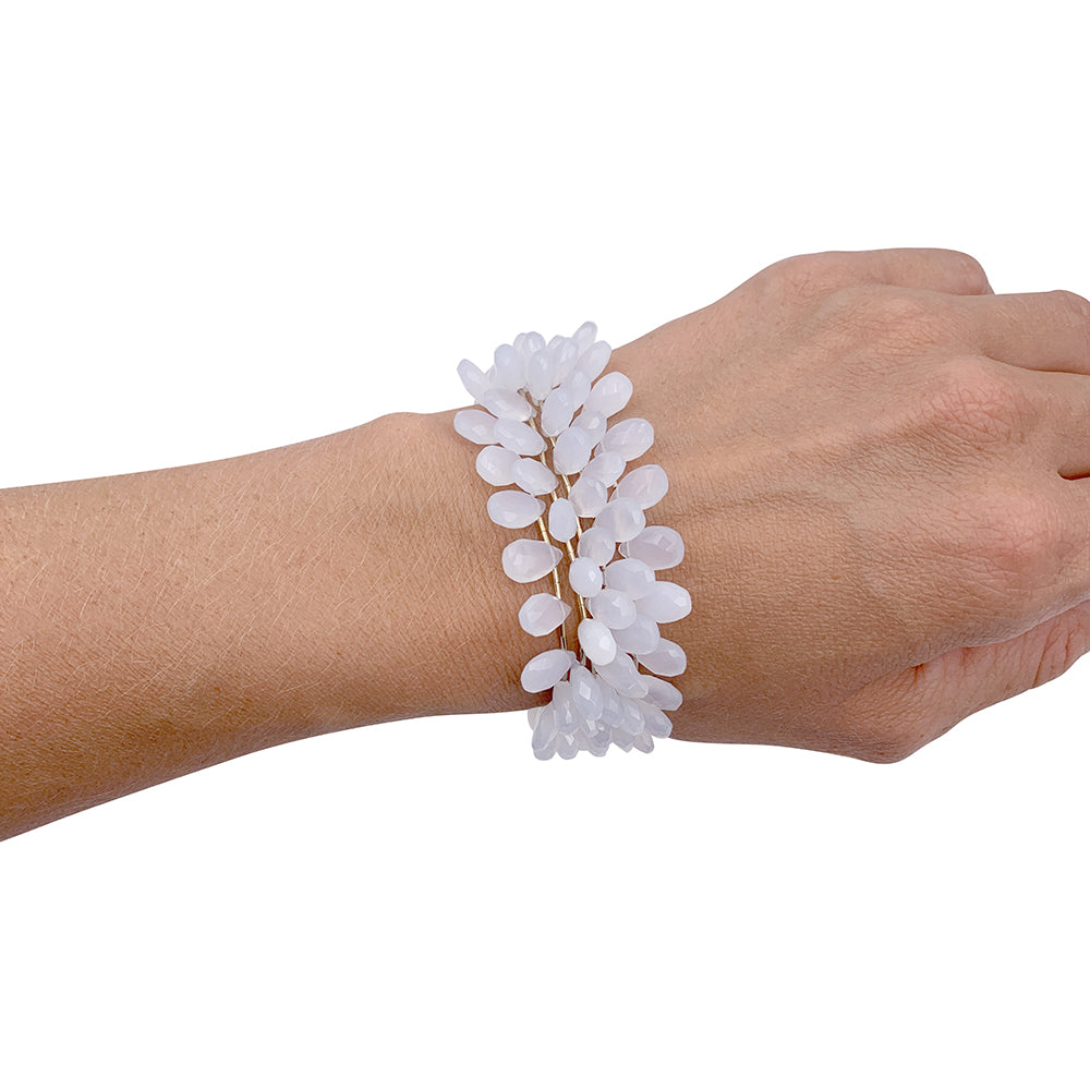 H.Stern white gold and chalcedony bracelet.