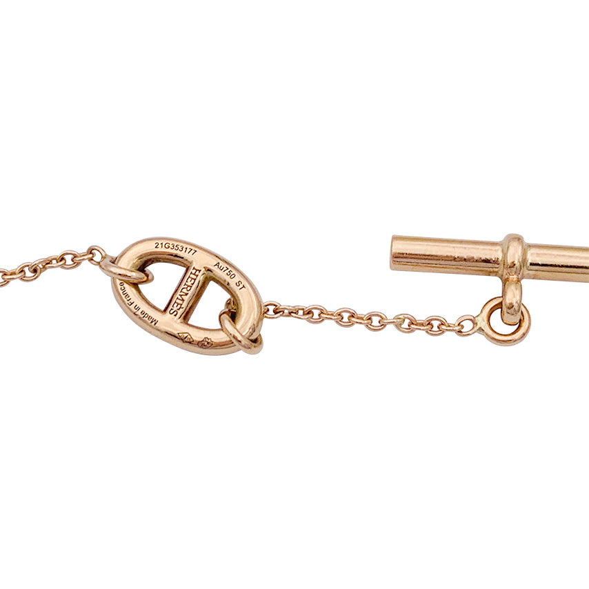 Hermès bracelet, "Farandole", rose gold.