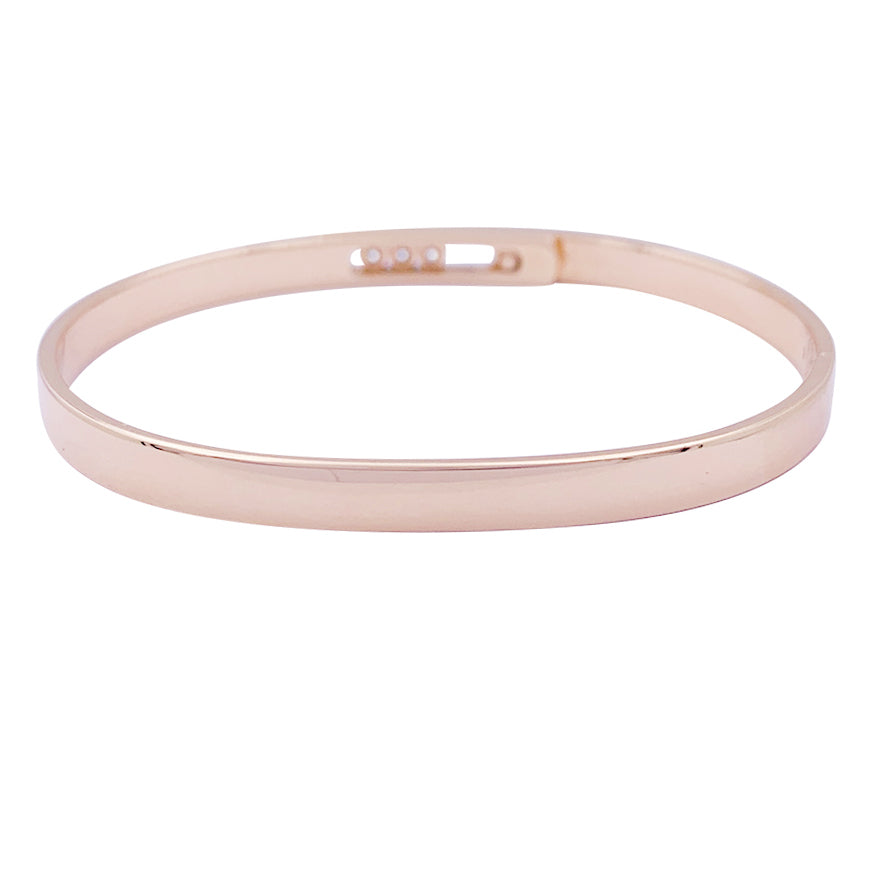 Messika bracelet, "Bangle Move Noa", rose gold and diamonds.