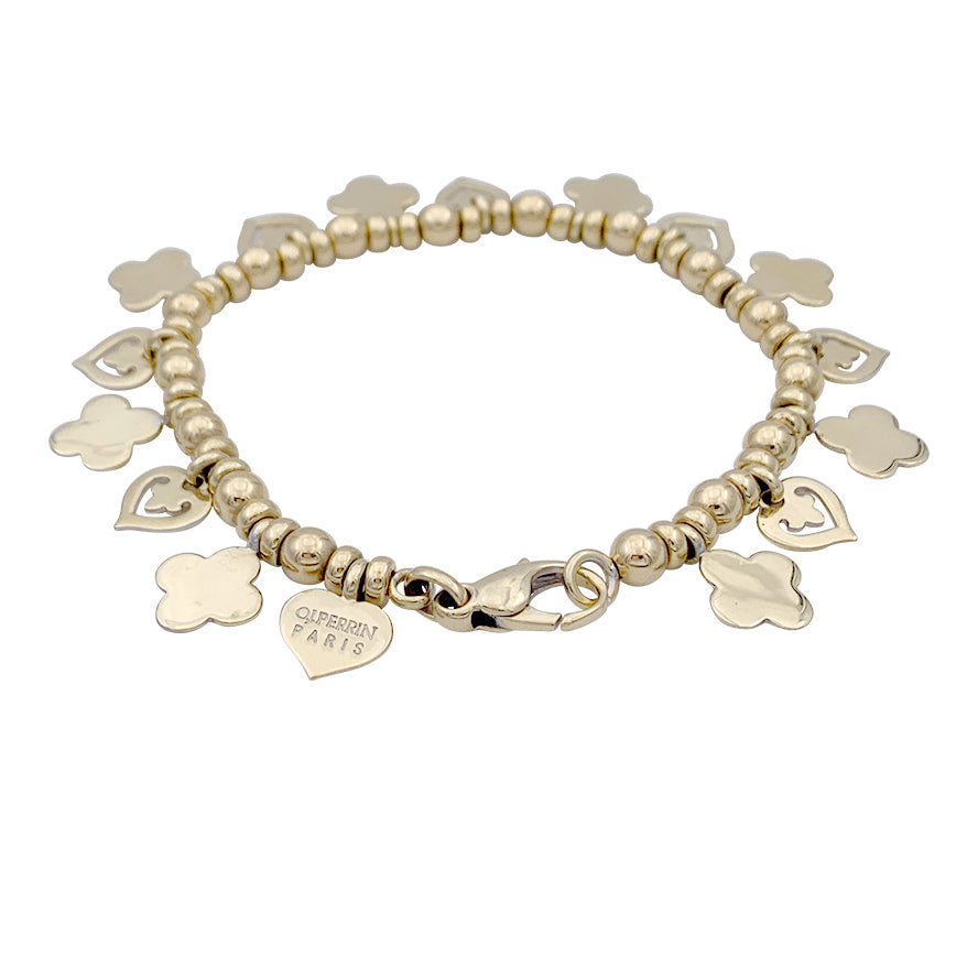OJ Perrin bracelet, "Legends", in yellow gold.