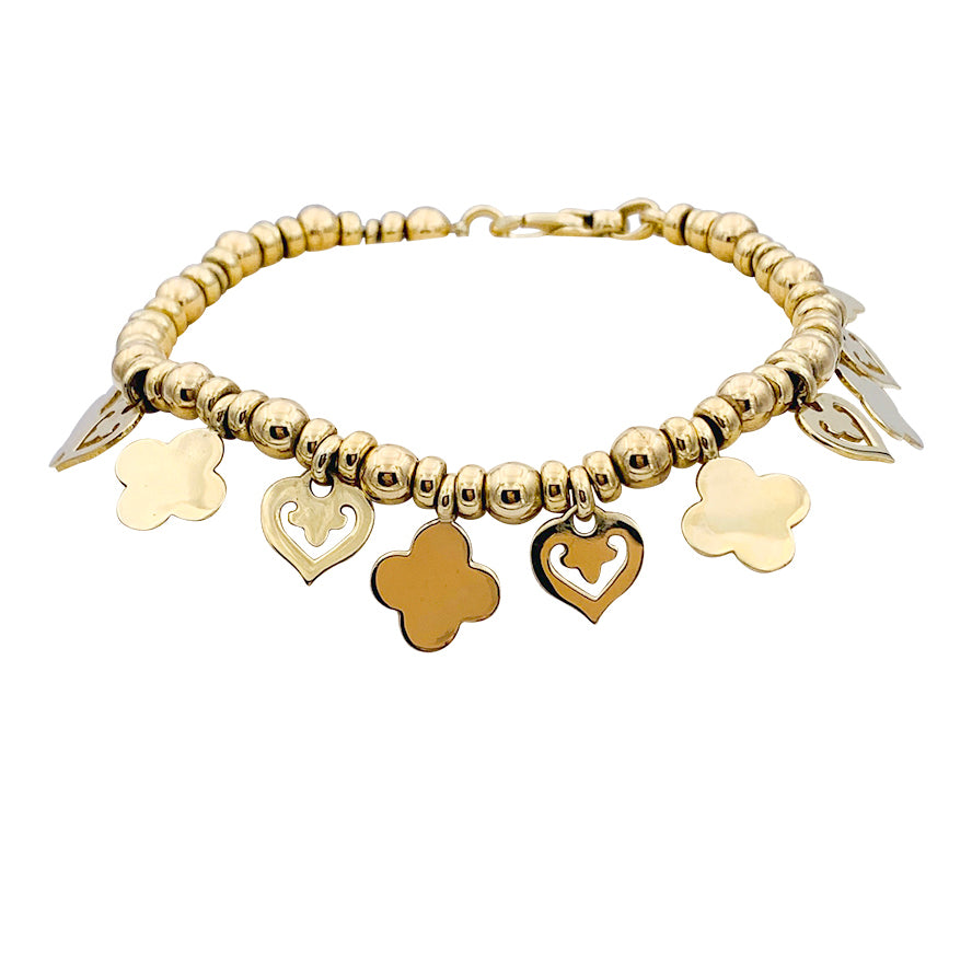 Bracelet O.J. Perrin, "Légendes", en or jaune.