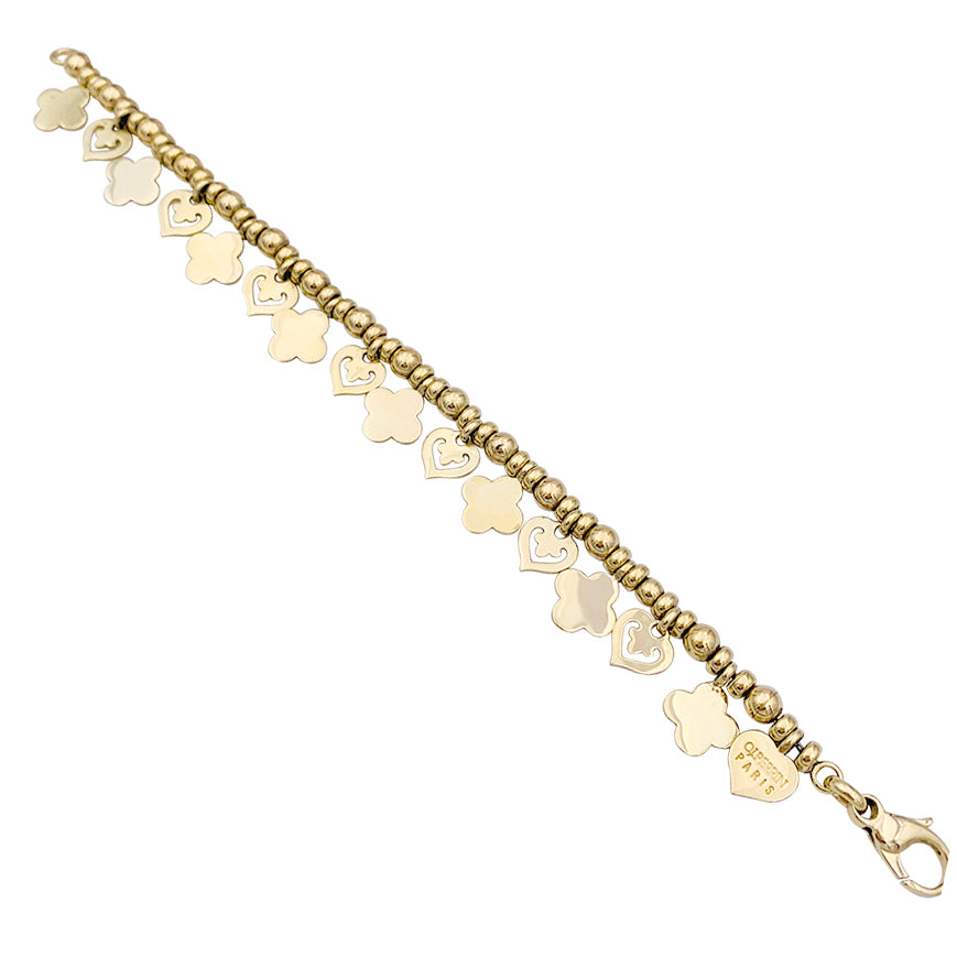 OJ Perrin bracelet, "Legends", in yellow gold.