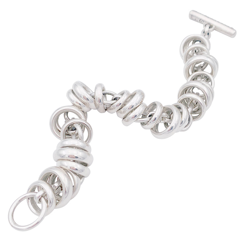 Pomellato 67 bracelet, “Rondelles”, silver.