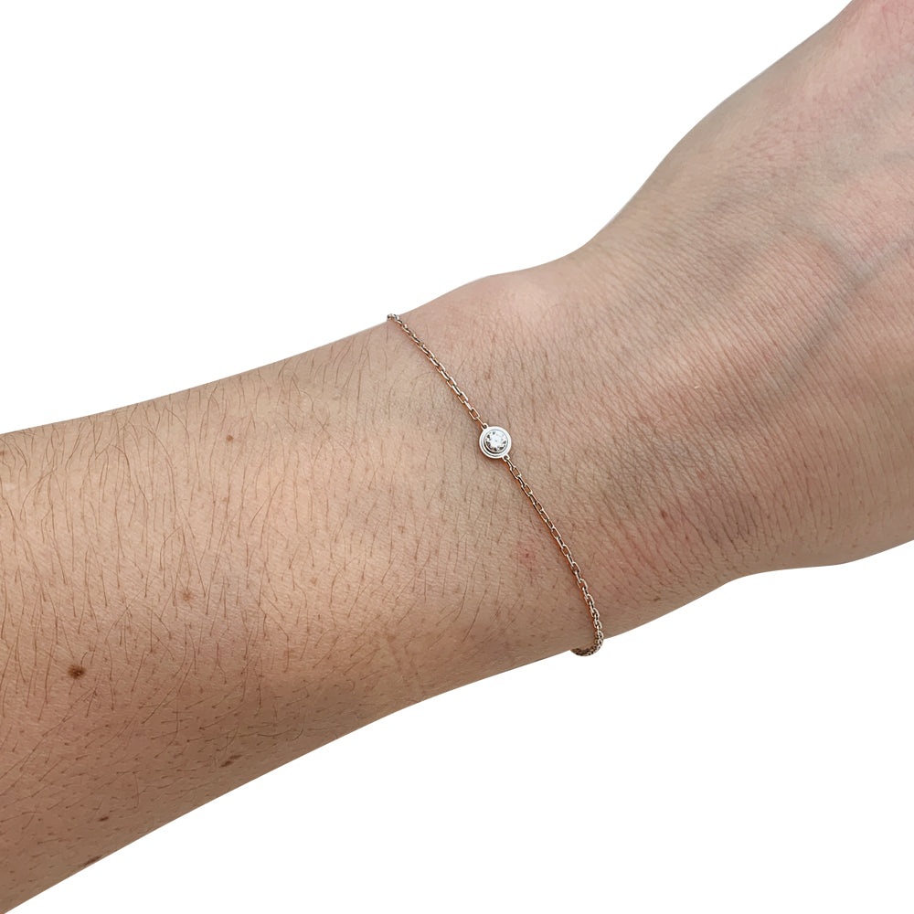 Cartier bracelet, "Cartier d'Amour", white gold, diamond.