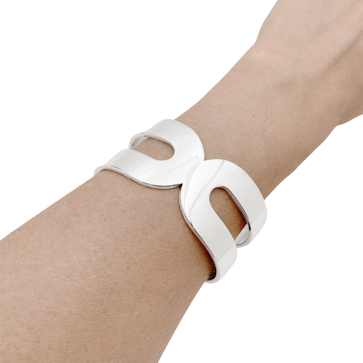 Bracelet Dinh Van, "Maillon XL", argent. - Maison Eloe
